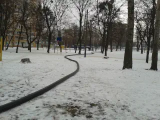 Снег и трубы